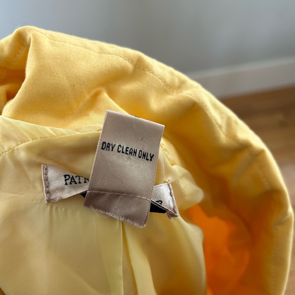 Yellow Cropped Patrick Christopher Jacket - image 3